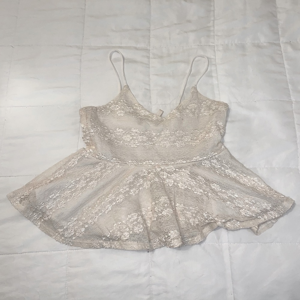 Lacy Flowy Crop Top